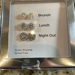 Nordstrom set of 3 earrings